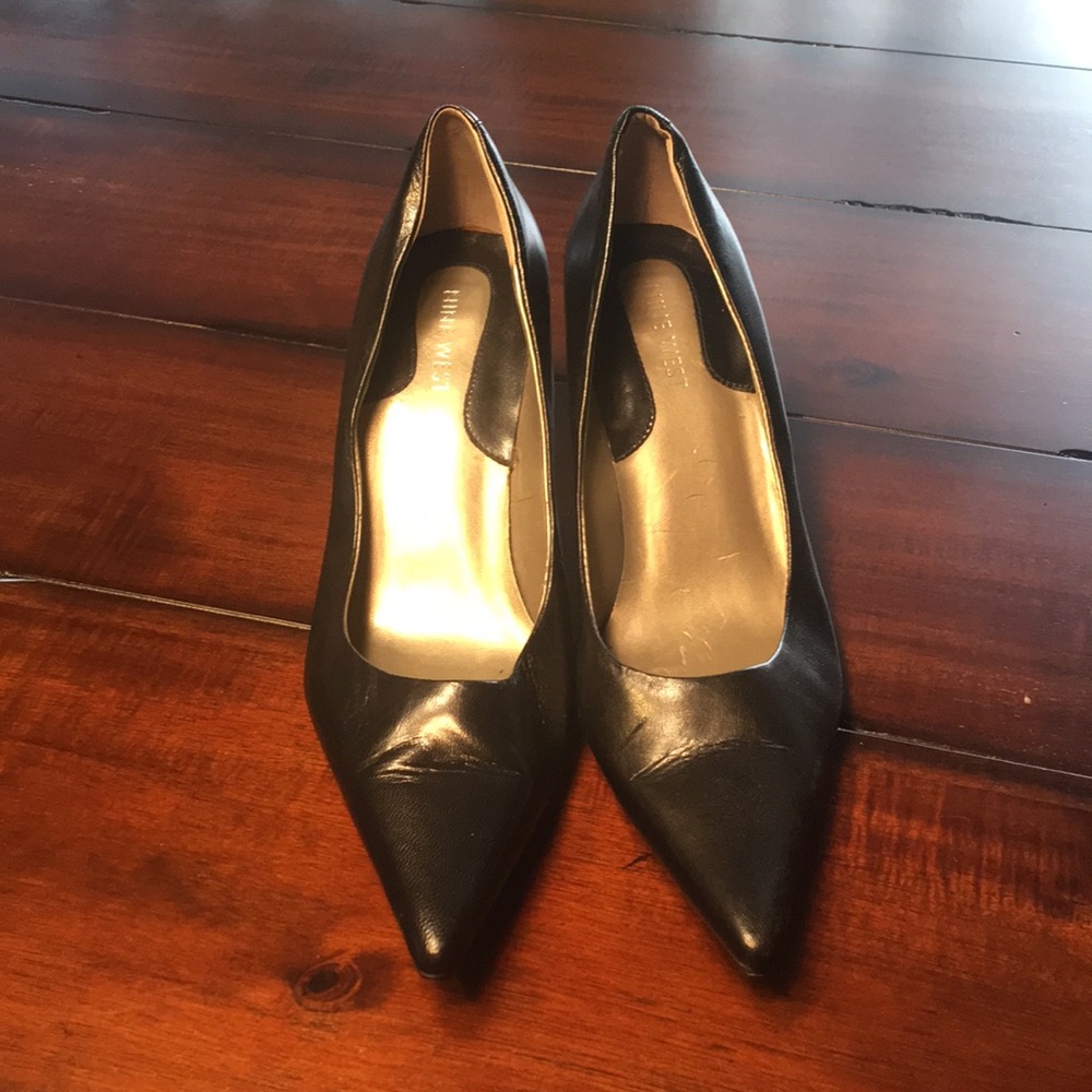 Nine West leather heels